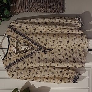 Anthropologie Pepin peasant blouse Small NWT